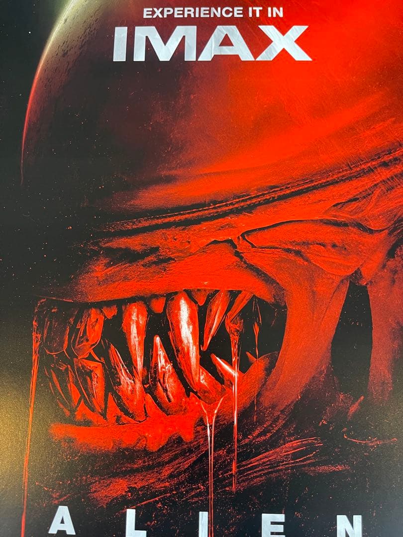 *枚数限定*映画館用片面印刷ポスターUS版:エイリアン ロムルス IMAXver