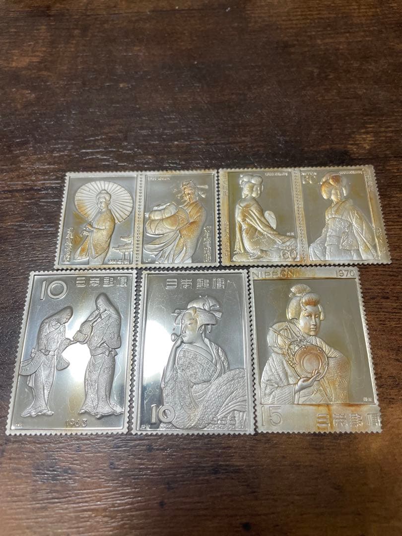 招*@様 純銀レリーフ5枚