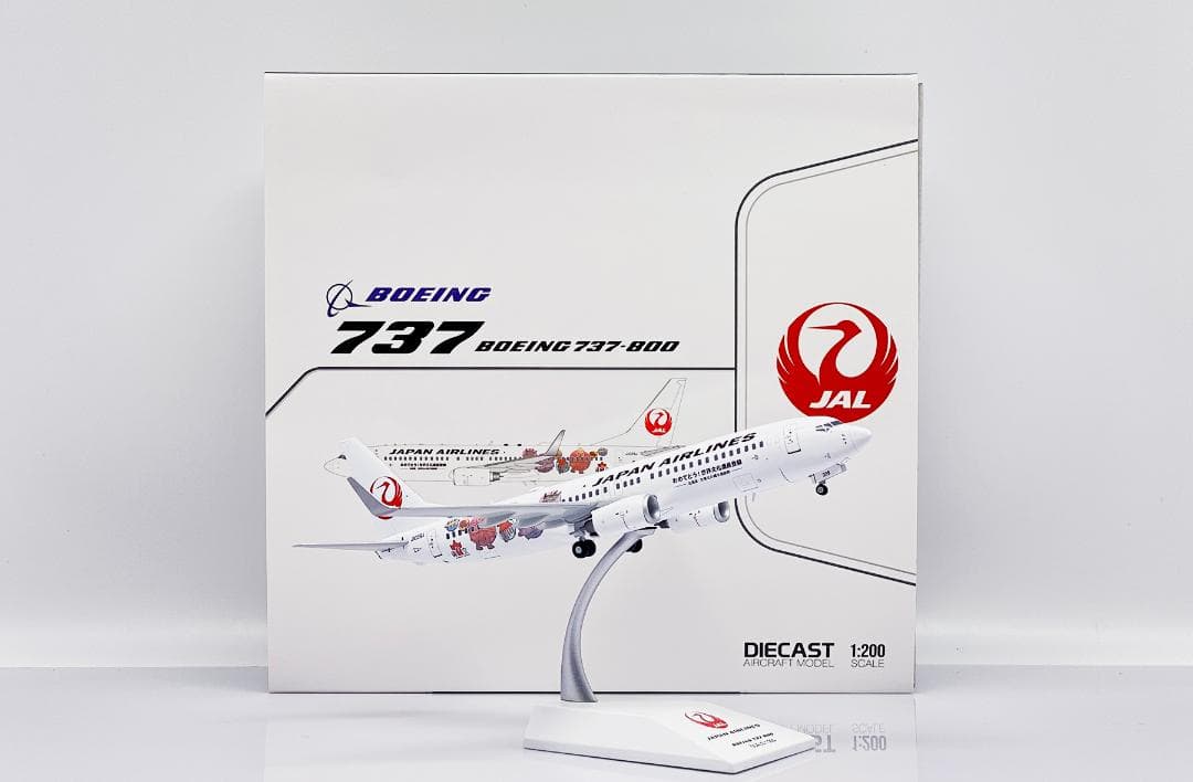 航空機・ヘリコプター JAL 737-800 JA329J 1/200