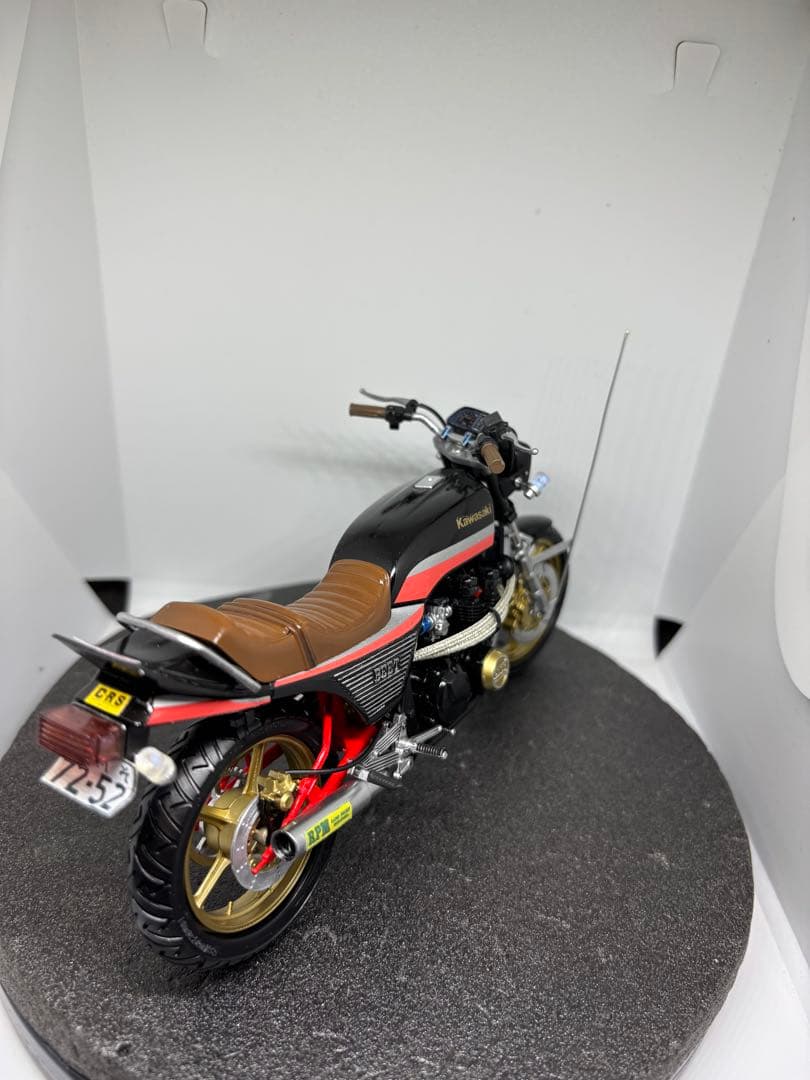 プラモデル完成品　アオシマ　カワサキ　Z400GP 1/12 旧車會　族車