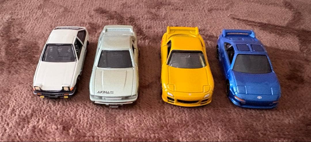 頭文字Dドリームトミカ4台セット・バラ売り不可
