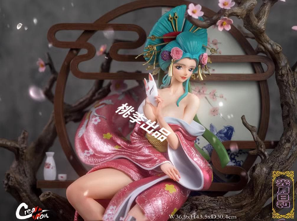 新品未開封『ワンピース』光月日和　/　小紫　ガレージキット スタチュー