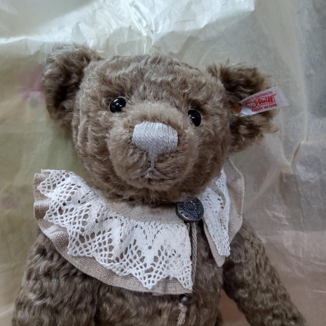 シュタイフ　テディベア　silberdistel　アンティーク風　ビンテージ調