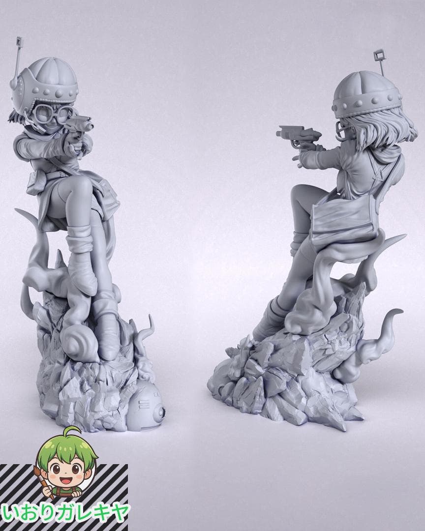 ルッカ クロノ・トリガー 1/10 未塗装未組立 フィギュア ガレージキット