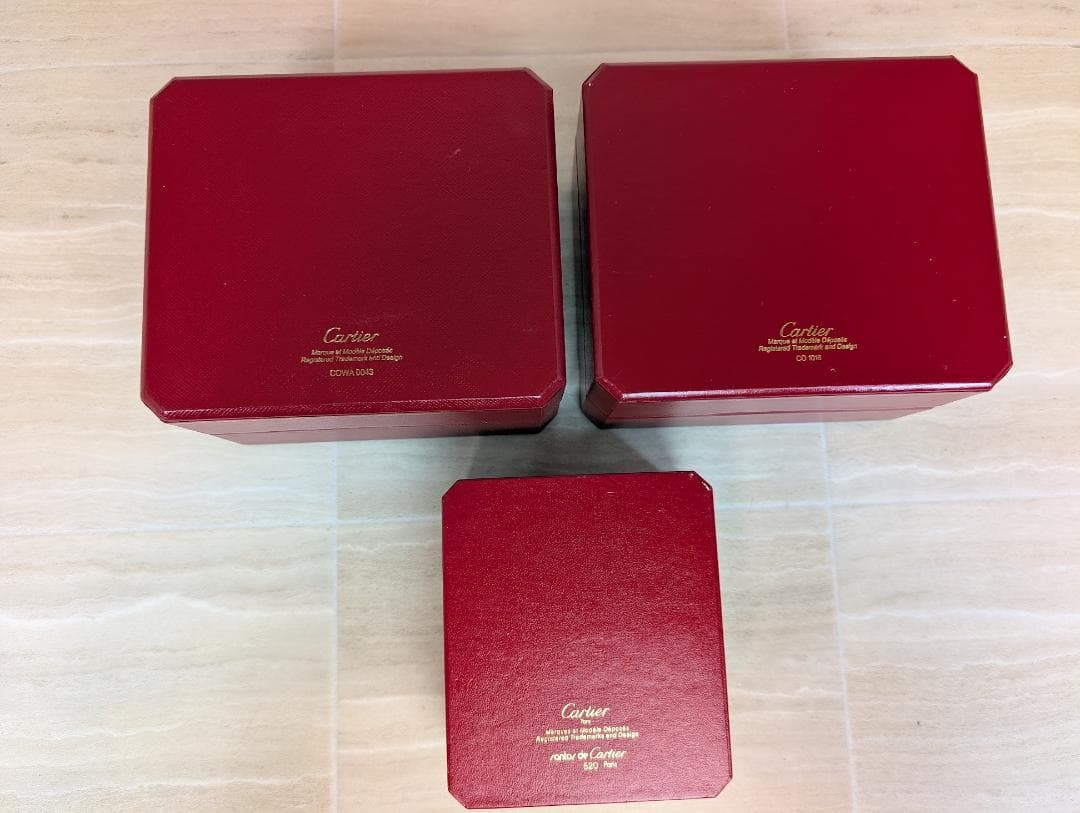 まとめ売り　Cartier　カルティエ　空箱　ケース　時計　アクセサリー