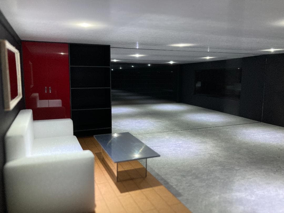 池谷ジオラマ：1/18 リビングタイプガレージⅠ／男の秘密基地ガレージ！