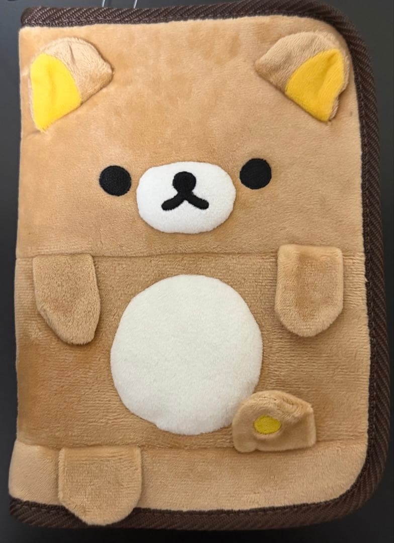リラックマ　ぬいぐるみ貴重品ケース　母子手帳ケース