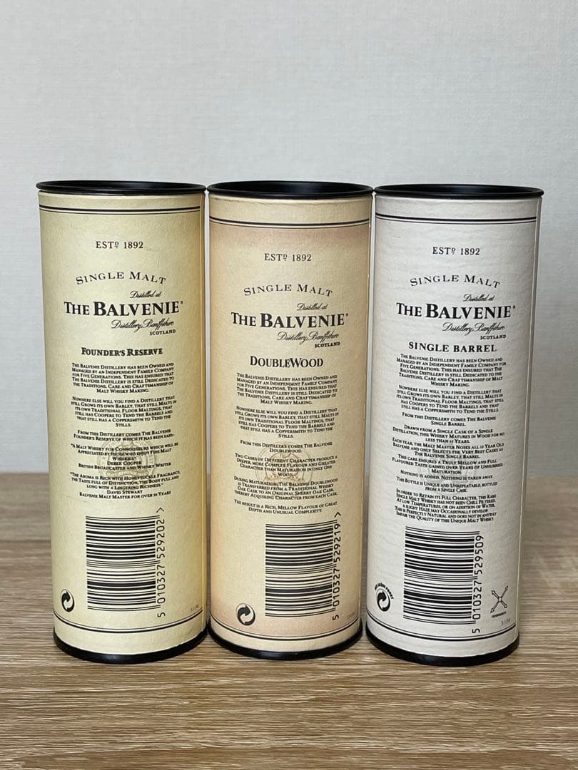 ミニボトル ウイスキー バルヴェニー 3本セット（10年、12年、15年）