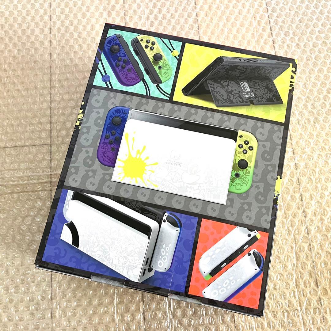 【新品未使用】 有機EL スプラトゥーン　プロコン　amiibo ソフト