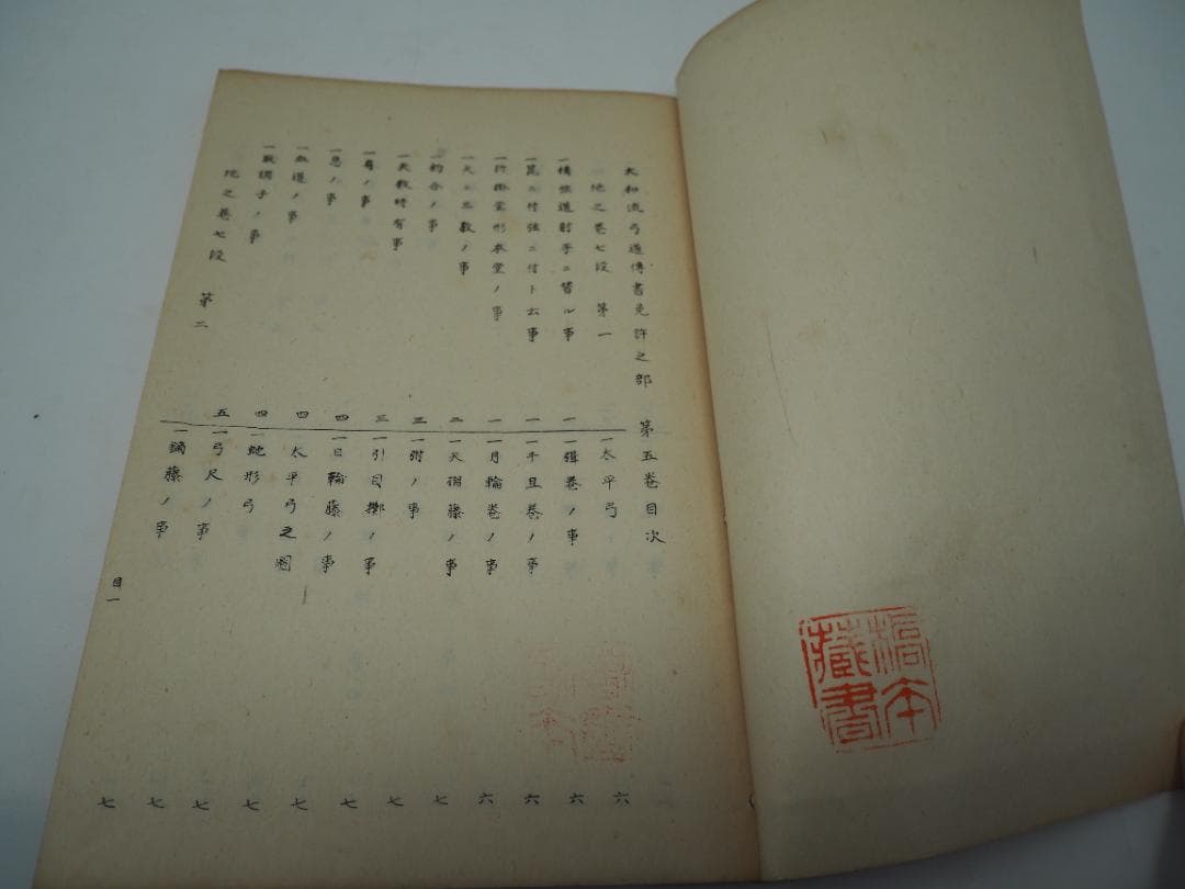 和本　大和流弓道伝書　免許之部一二三四五巻セット　大正15年（1926）　村河清