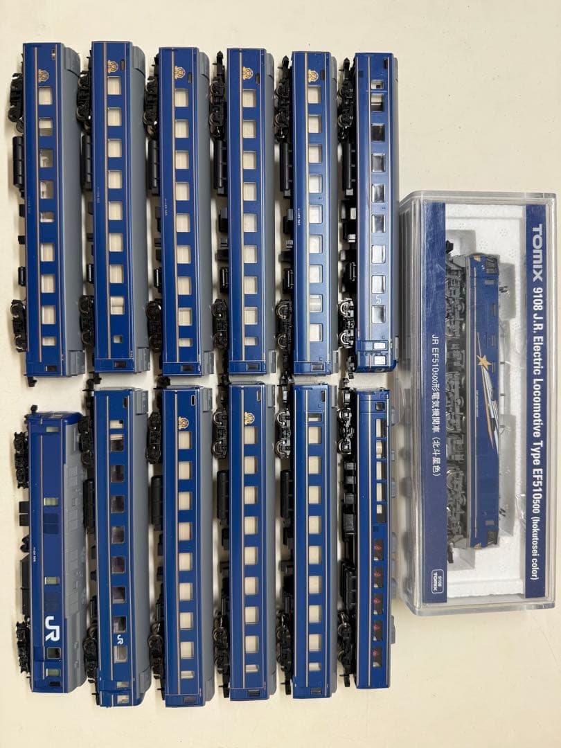 【ジャンク】tomix EF510-500＋24系北斗星12両セット