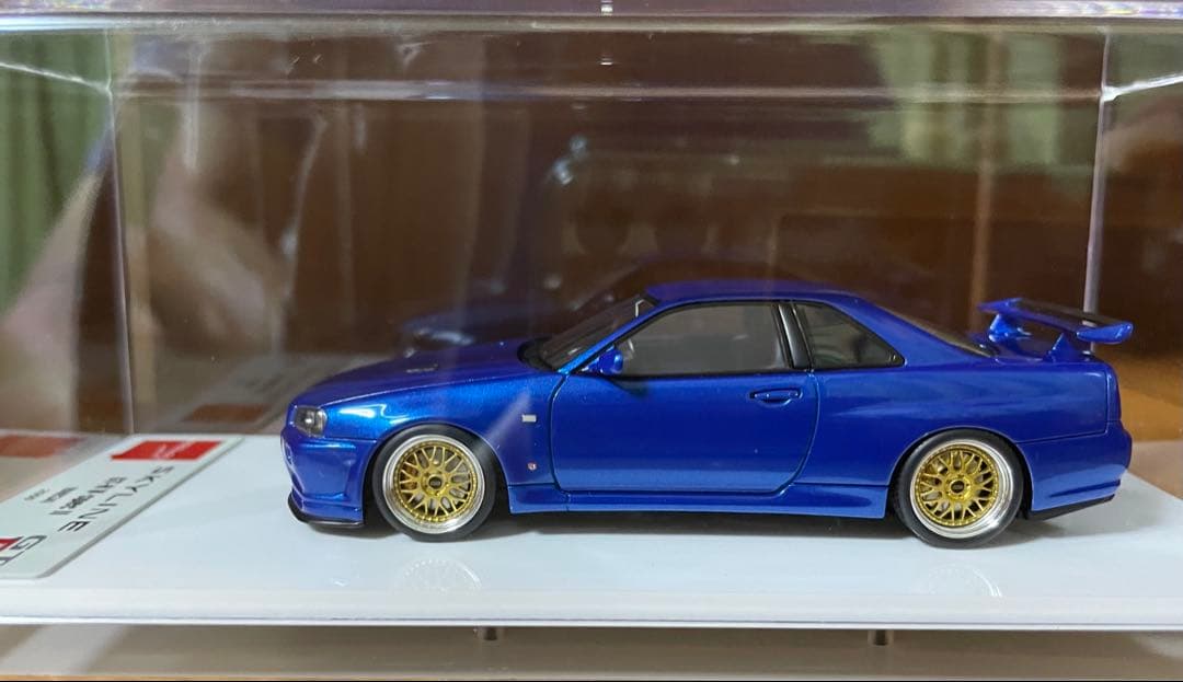アイドロン スカイライン GT-R BNR34 V-spec II ブルー