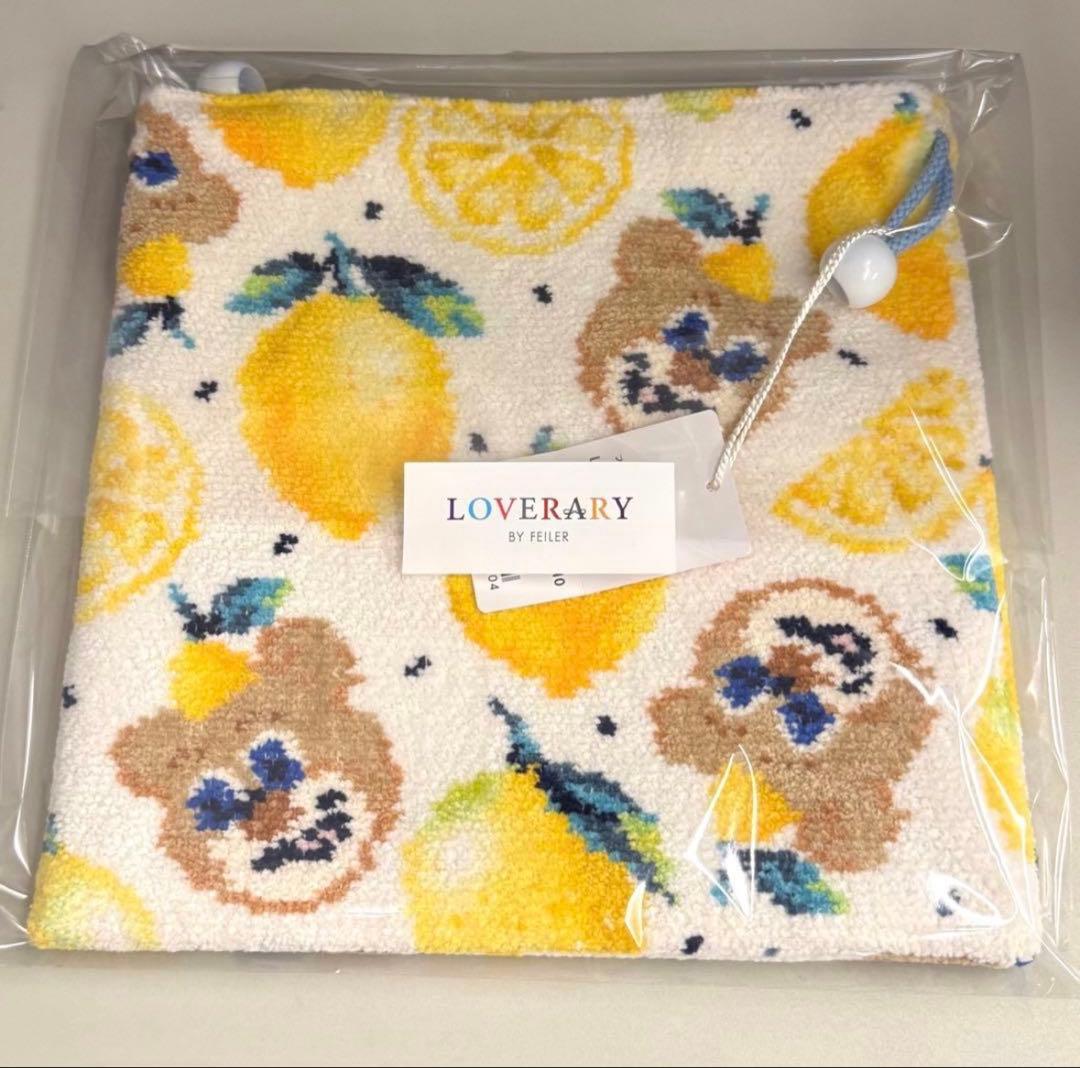 ミナモア広島店限定 ラブラリーバイフェイラー　セトウチレモンドット ニコ 巾着