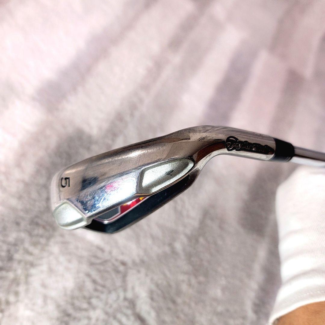 【美品】TaylorMade バーナープラス アイアンセット 4〜9.P 高弾道