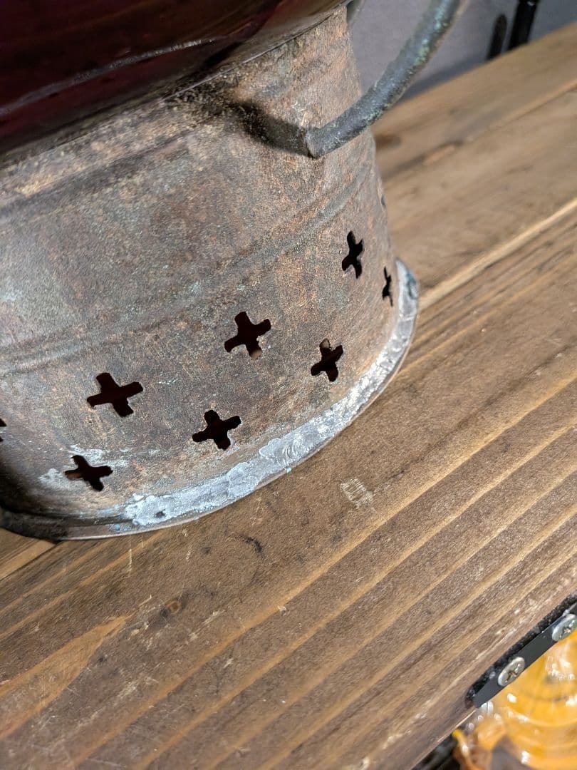 マリンランプ 紅灯 船燈 船灯 ランタン アンティークランプ ビンテージランプ