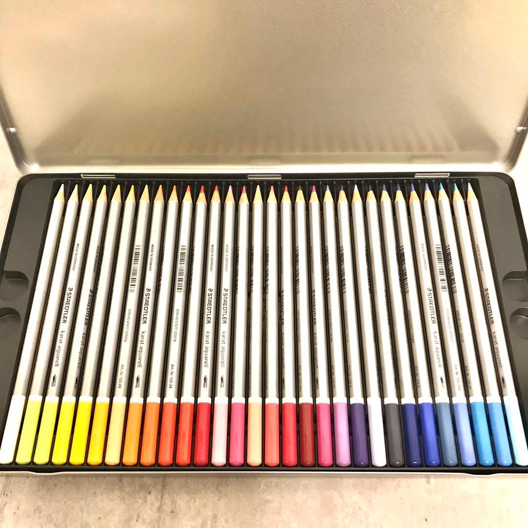 新品未使用　ステッドラー 色鉛筆 60色 水彩色鉛筆 カラトアクェレル