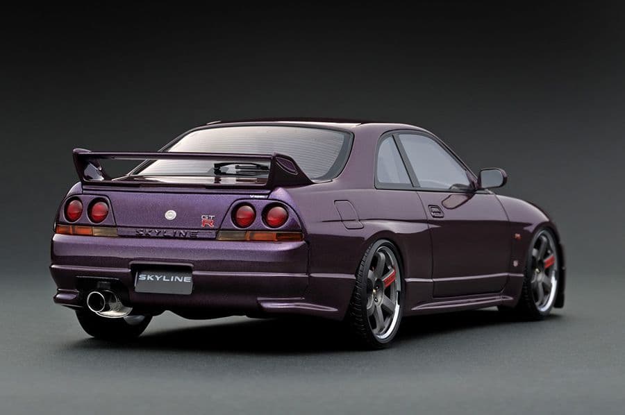 イグニッションモデル GT-R33 V-Spec ミッドナイトパープル 1/18