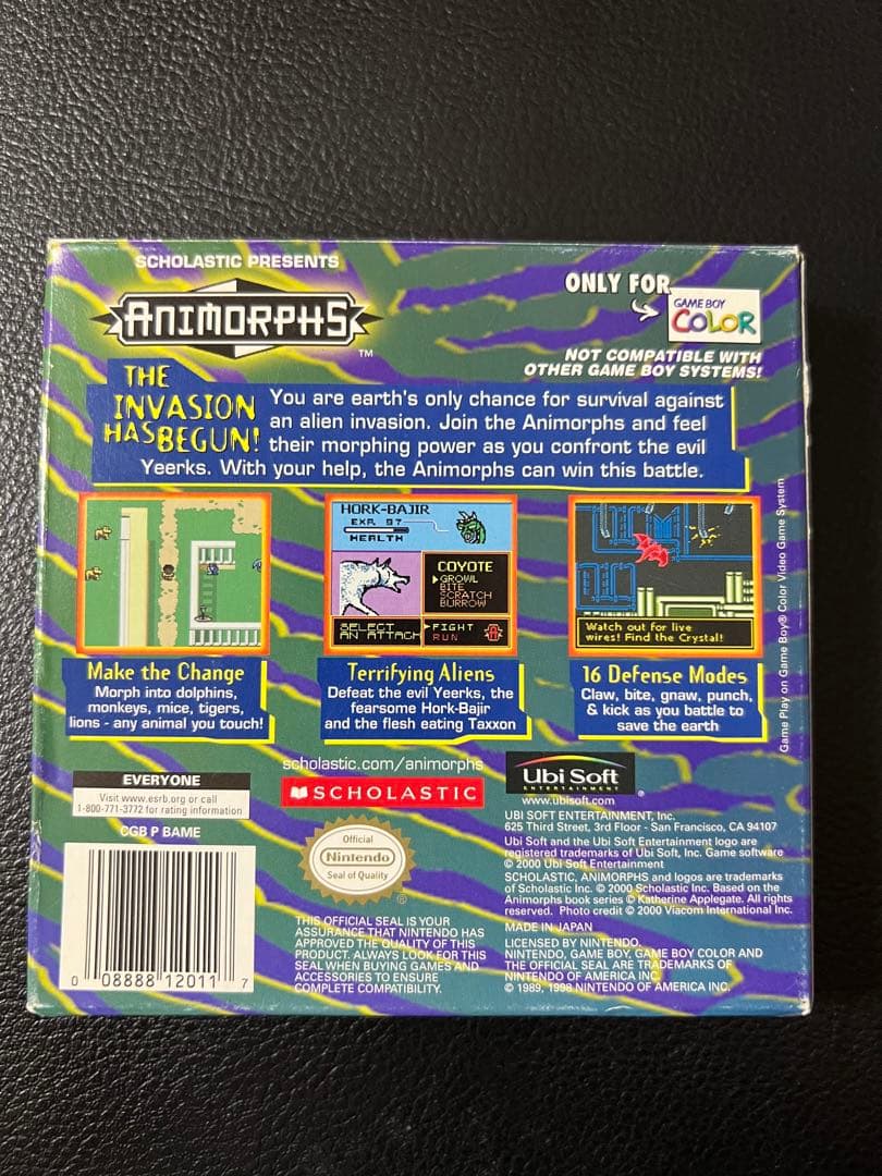 新品　Animorphs ゲームボーイ　海外版