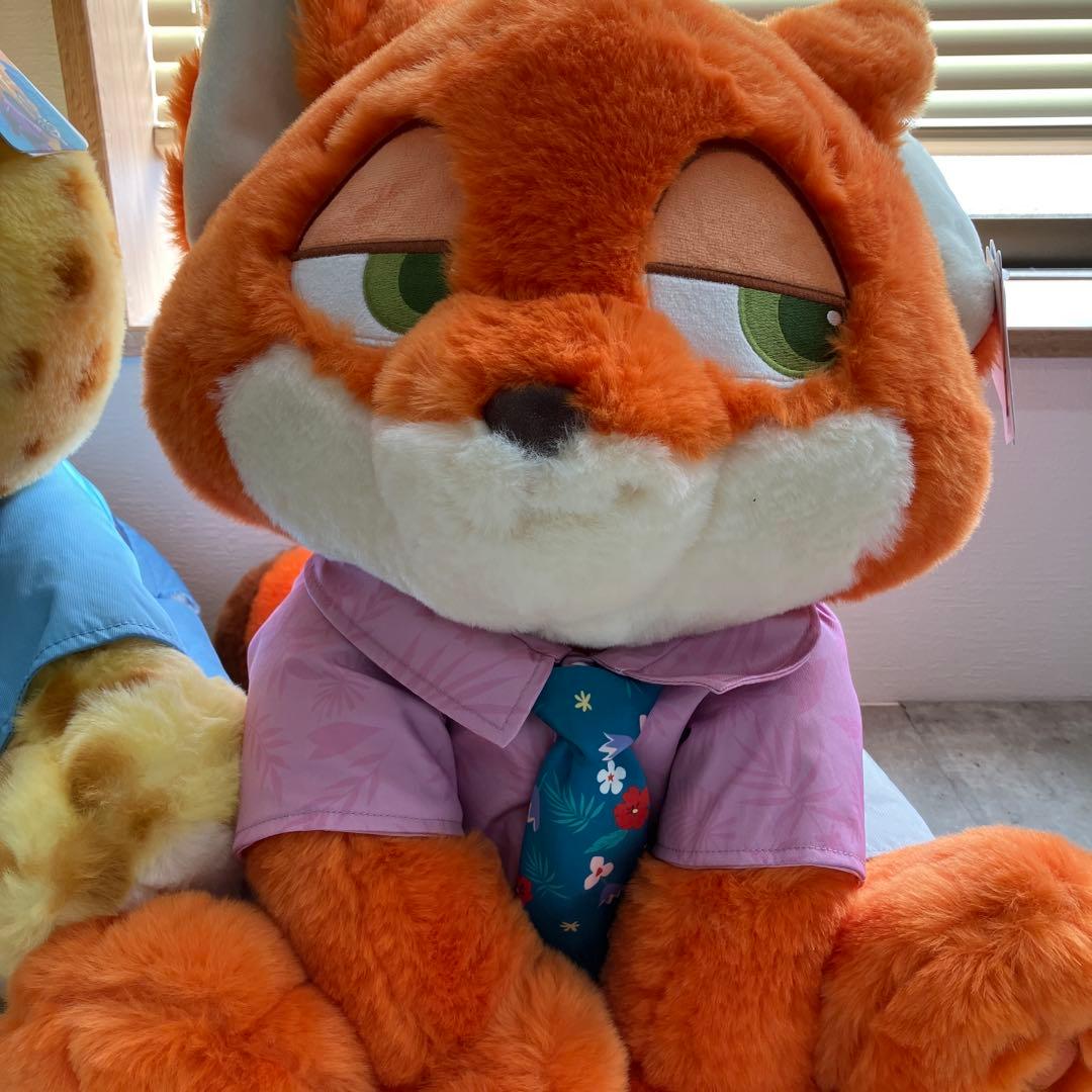 ⚫︎8/0204i07 ニック・ワイルドとジュディ・ホップス ぬいぐるみ