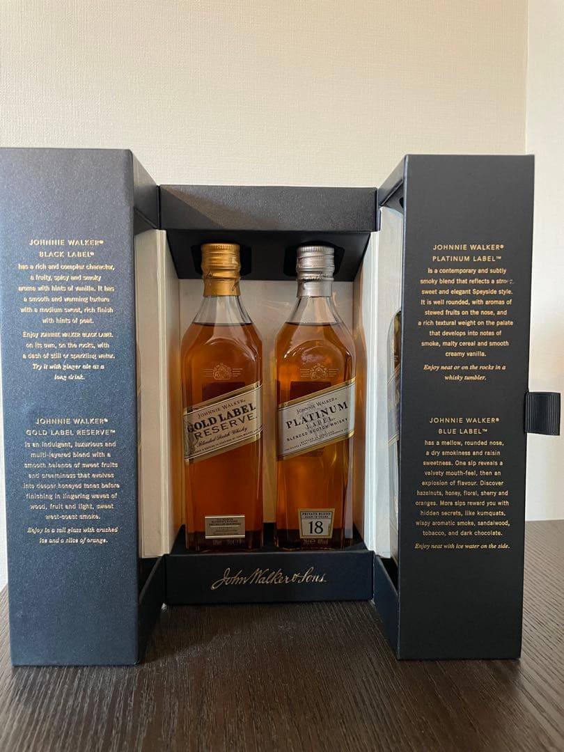 【限定・レア】ジョニー・ウォーカー ウイスキーセット 200ml x 4種