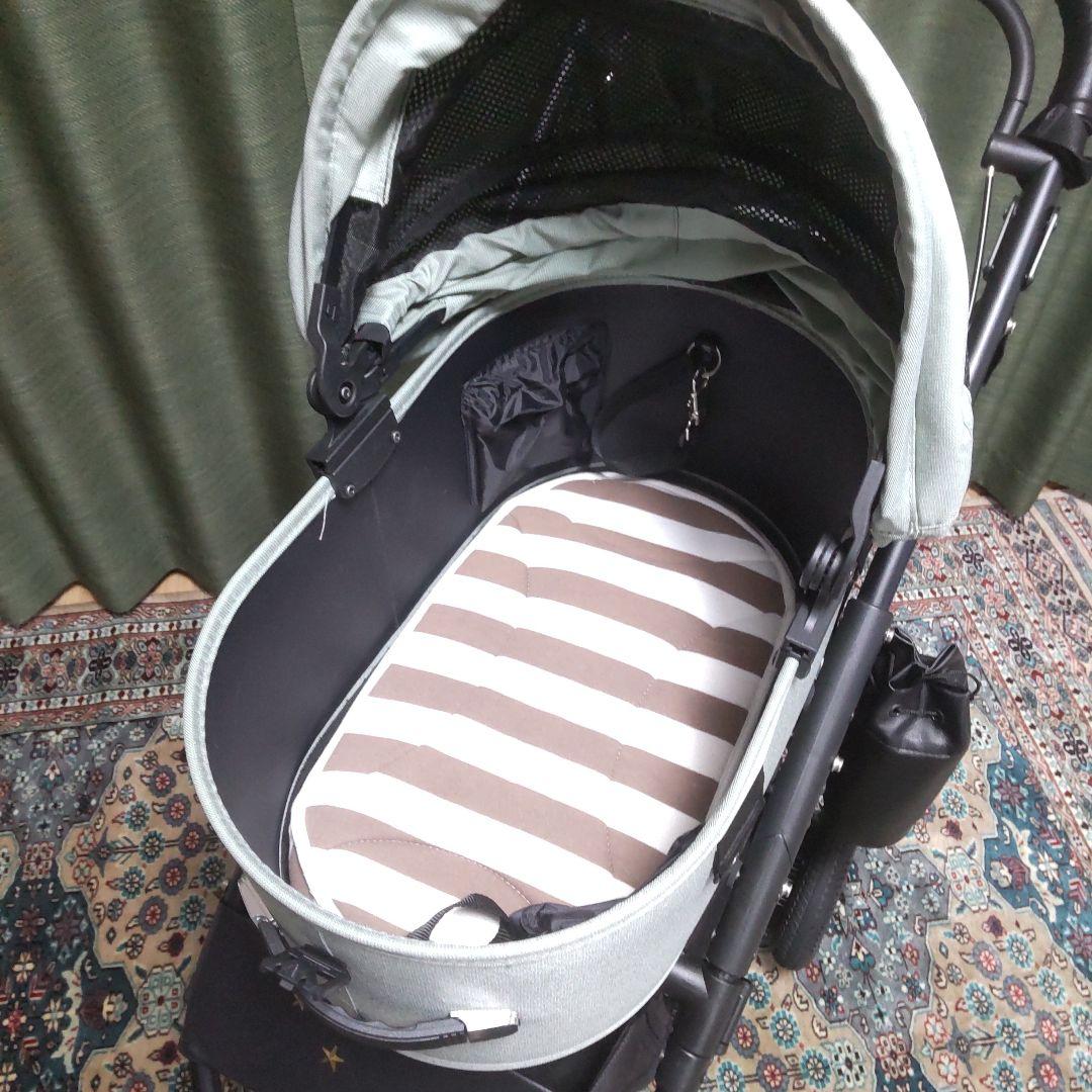 AIRBUGGY ココプレミア ドーム3グラスグリーン(レギュラー)①