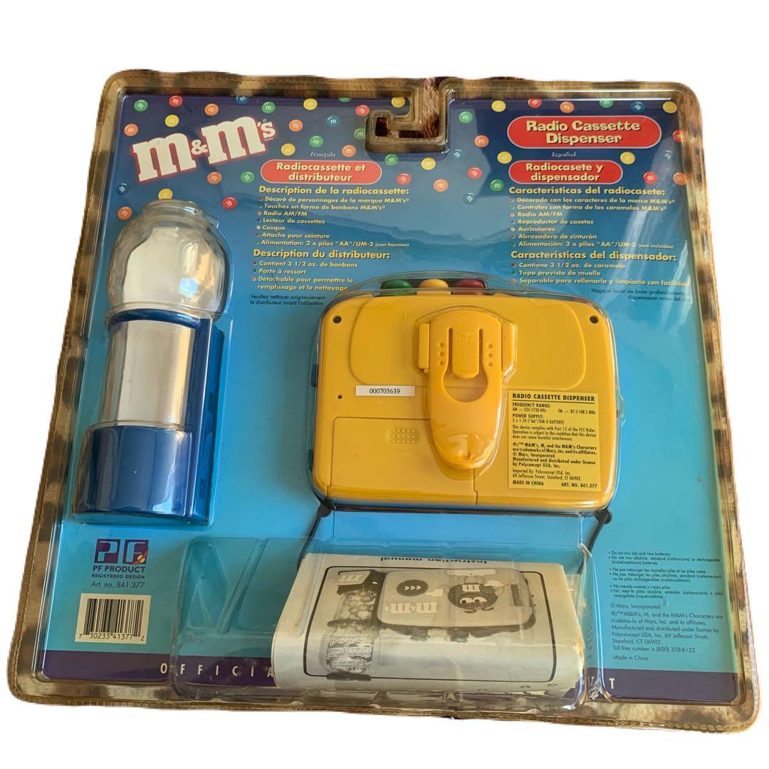 ★レア★新品未使用未開封m&m’s ラジオカセットディスペンサー