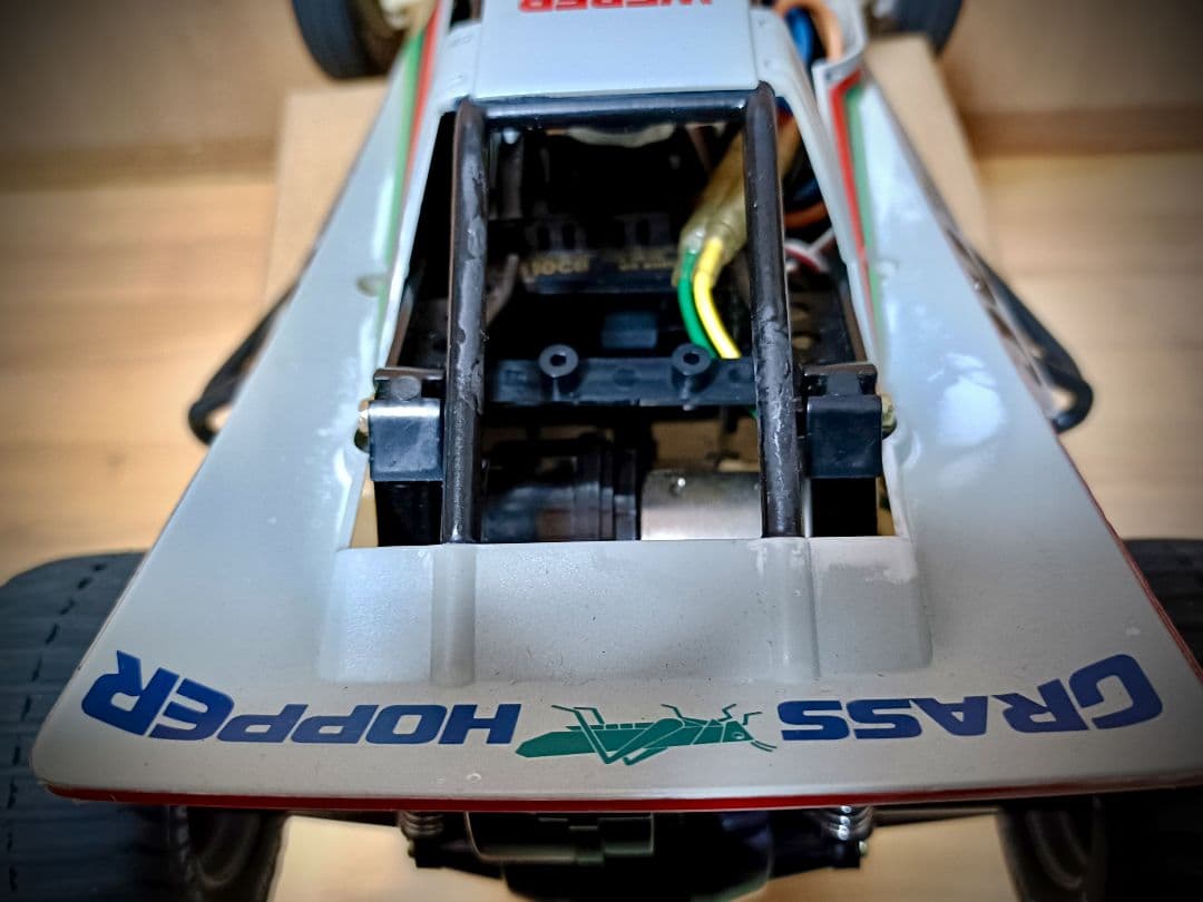 タミヤ グラスホッパー 1/10 RCカー 当時物(小鹿) プロポ付き