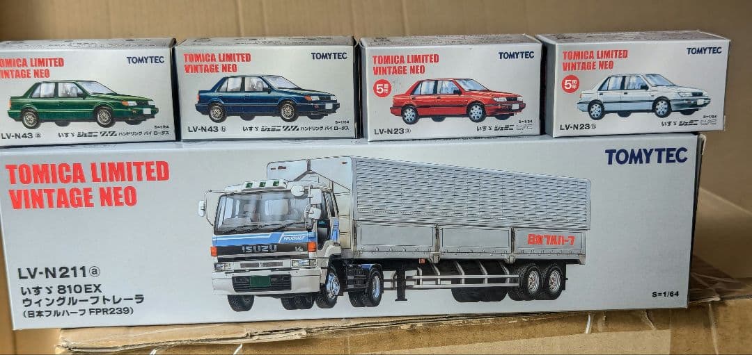 TOMYTEC ISUZU 810 EX ＆ ジェミニ　全5種セット