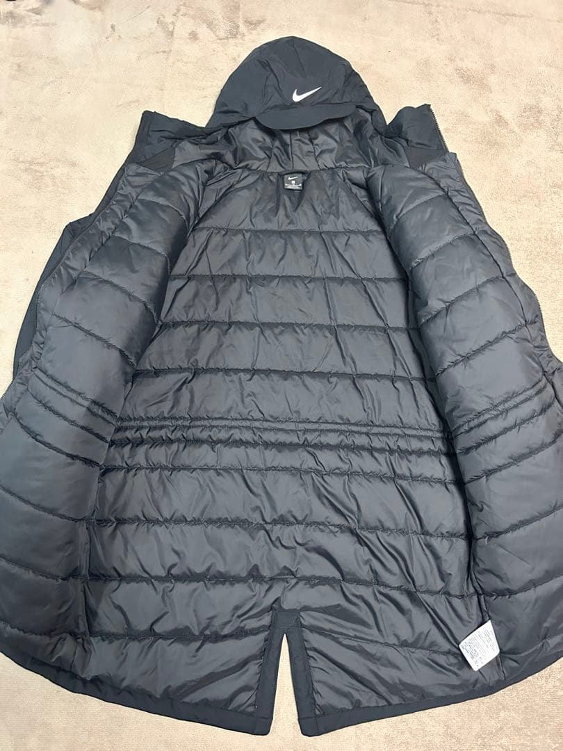 NIKE 黒 ベンチコート XL