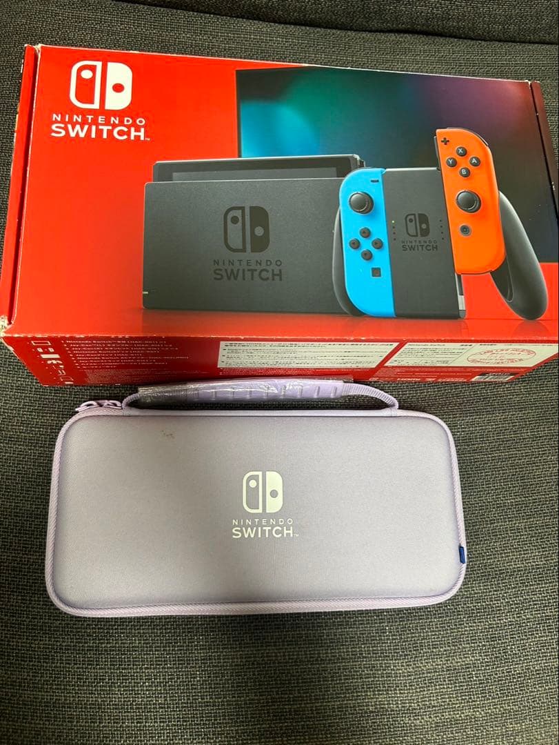 Nintendo Switch 本体 赤・青 Joy-Con/本体ケース付き