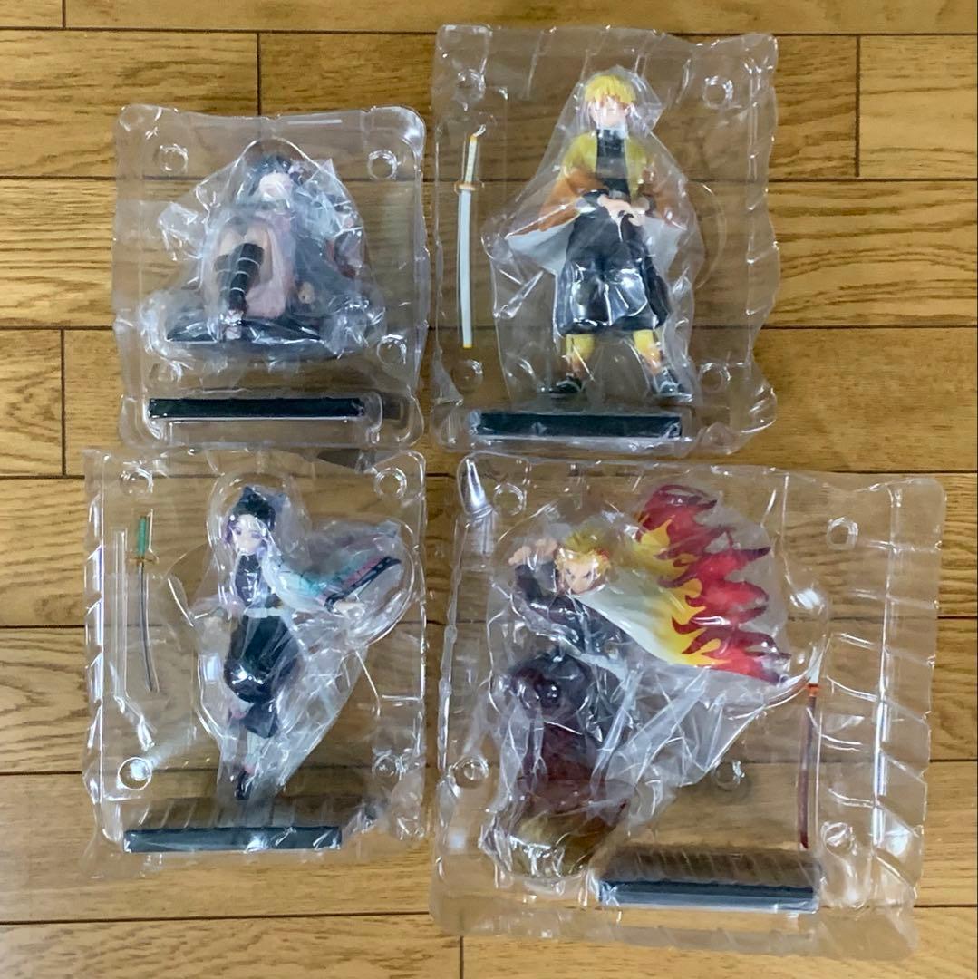 一番くじ　鬼滅の刃　〜肆〜　誰よりも強靭な刃となれ　フィギュア4体セット
