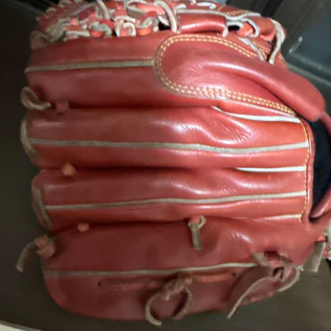 Mizuno オレンジ 硬式グローブ