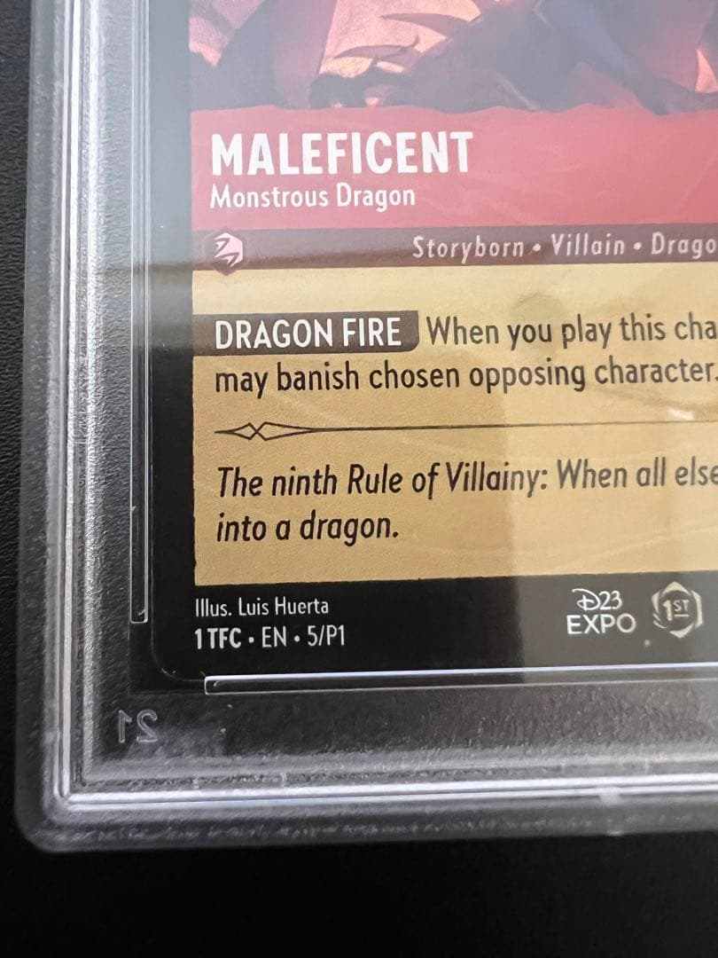 Disney Lorcana ロルカナ　D23 プロモ　マレフィセントpsa10