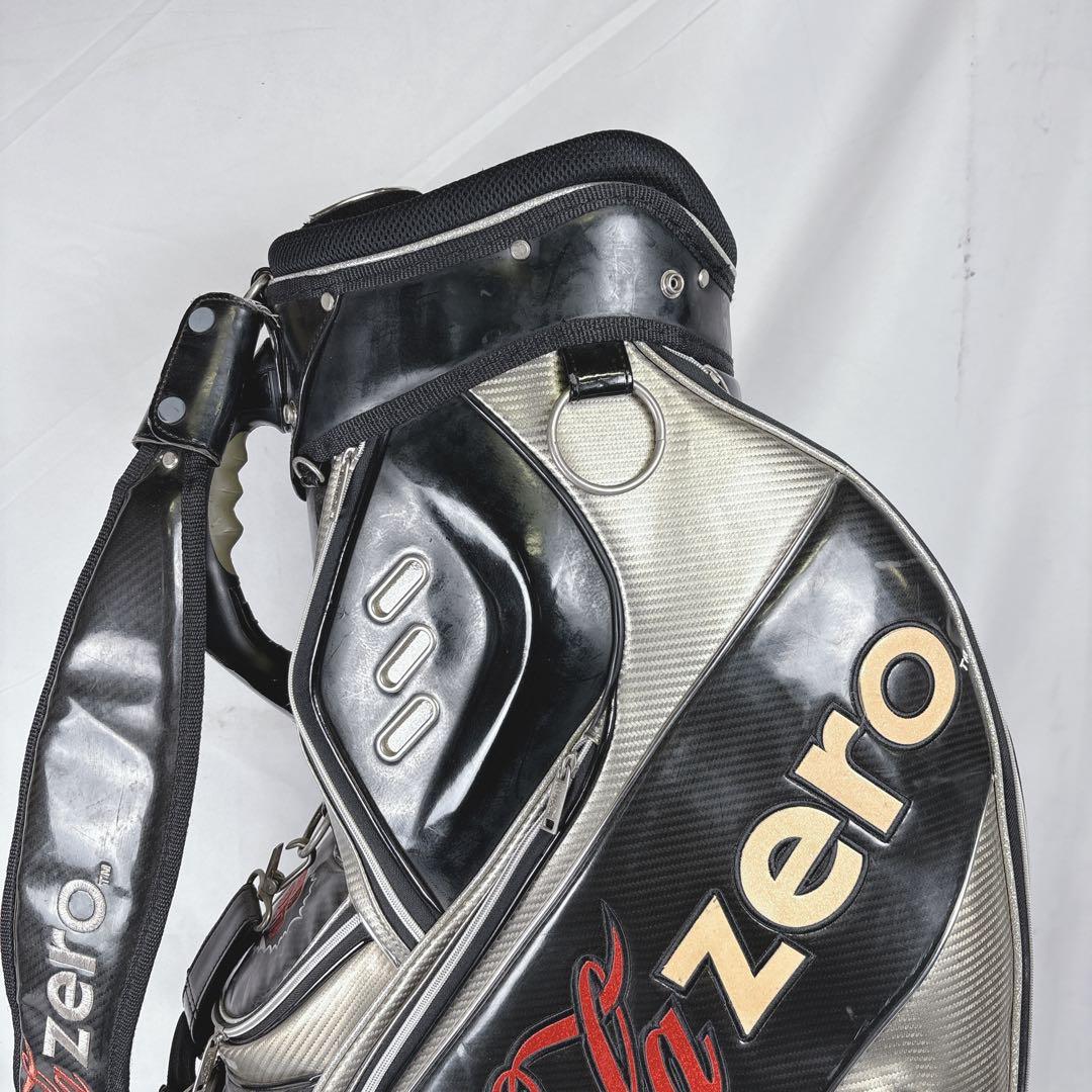 コカコーラZERO キャディバッグ ゴルフバッグ フード付き 9.5型