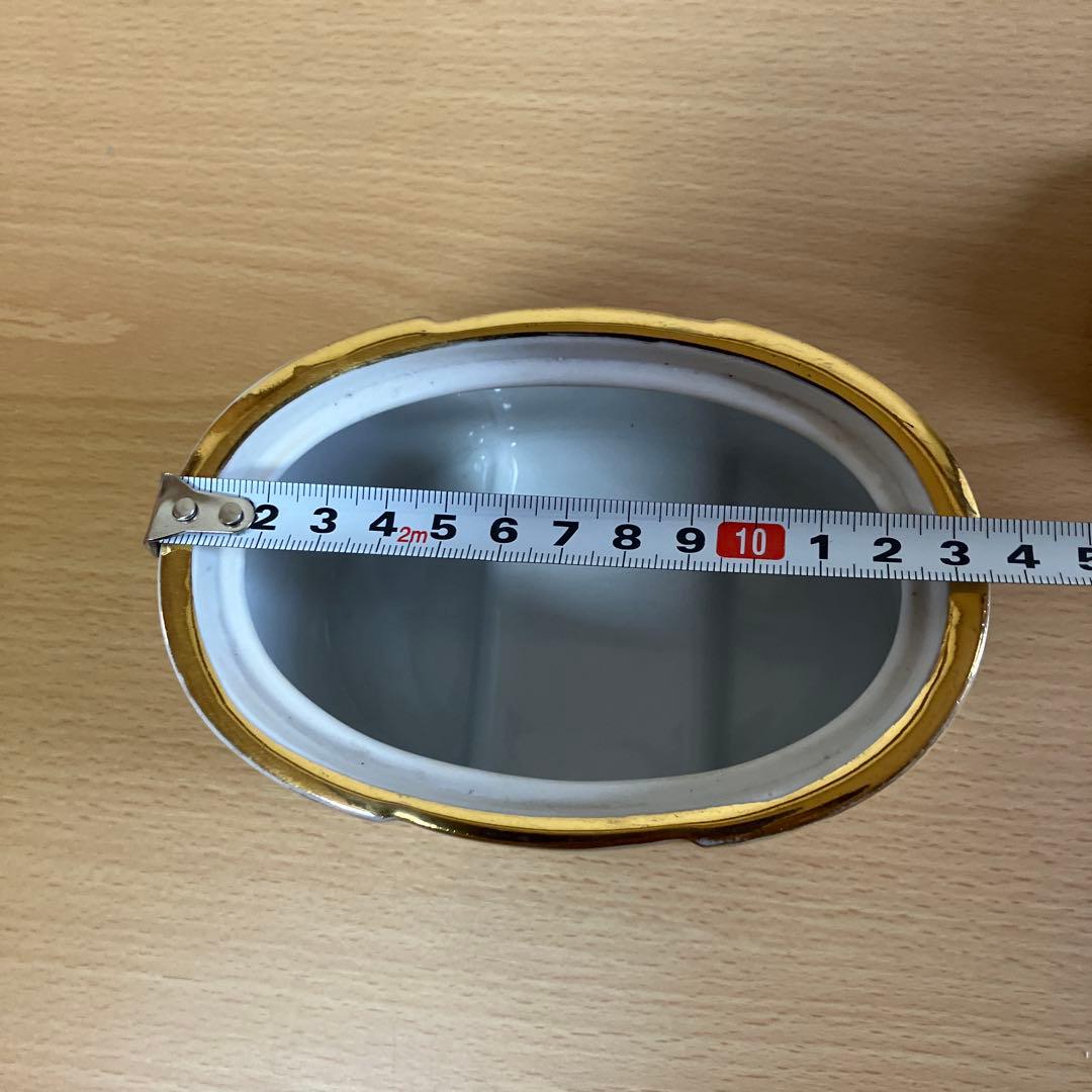 2. オールドノリタケ　蓋つき小物入れ