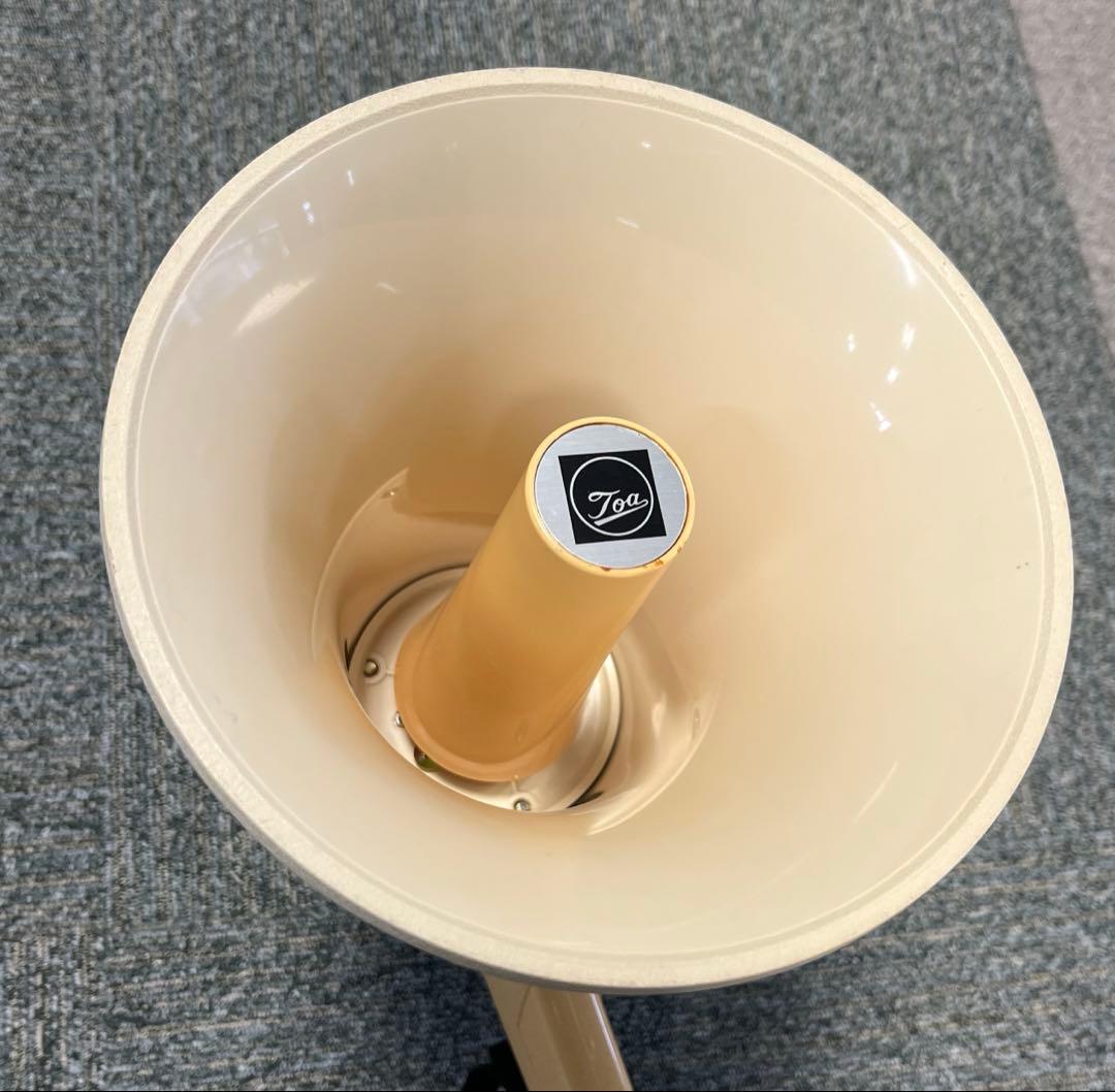 TOA 拡声器 ER-332W 白　トランジスタメガホン　昭和レトロ