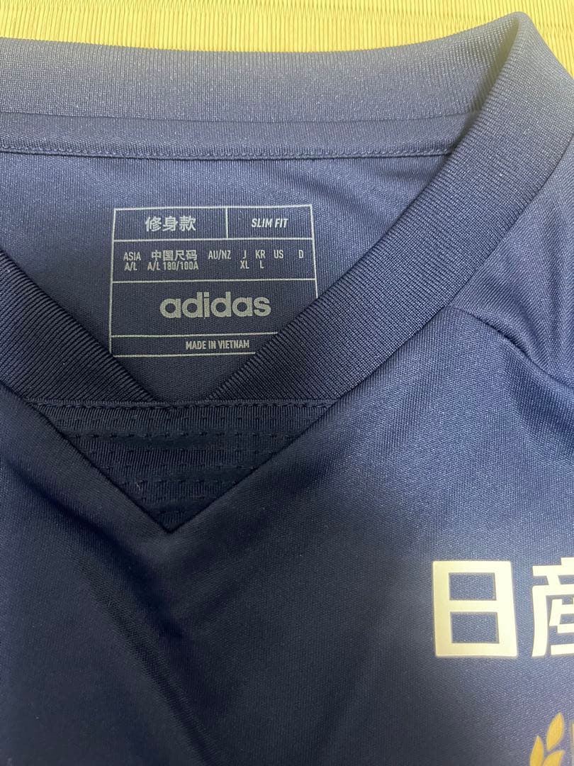 横浜F・マリノス　adidas 2024トレーニングジャージー半袖