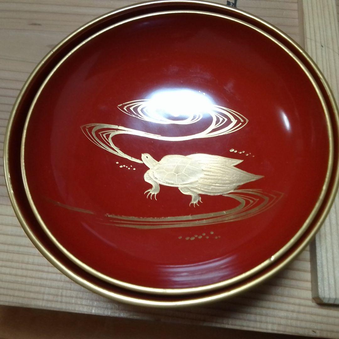 漆器 蒔絵　菓子椀2客　明治時代アンティーク　骨董