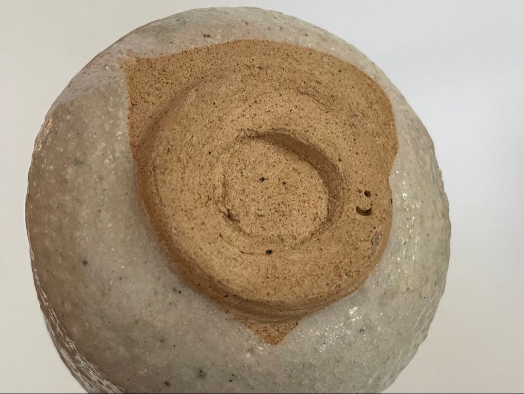 陶芸家　テーラー　上口愚朗　茶碗　志野 志埜　共箱　川喜田半泥子