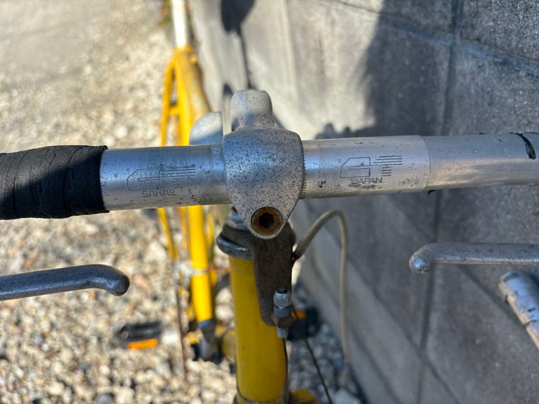 ヴィンテージ スポルティーフ 黄色｜SUNTOUR／SUGINO 現状