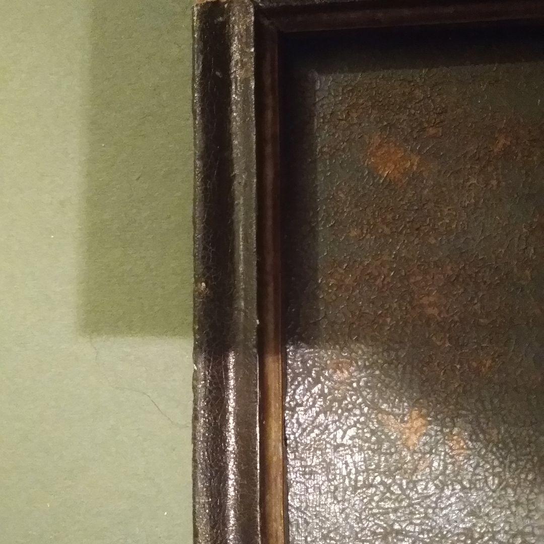 イタリアアンティーク古い油彩画 油絵 絵画 人物画 額縁 板絵 ビンテージ
