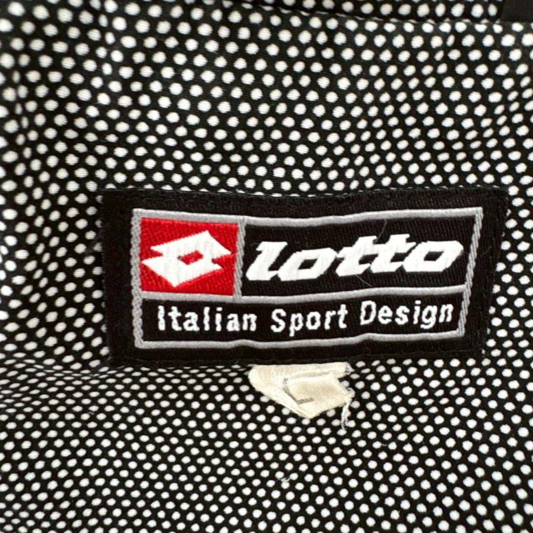 00s lotto × ユベントス ジャケット ロゴ ジャンパー 黒 ロット
