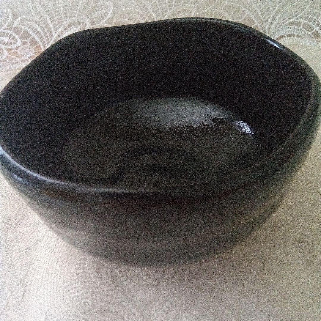 楽七造り　黒楽茶碗　在銘　茶道具　美品　 木箱付き