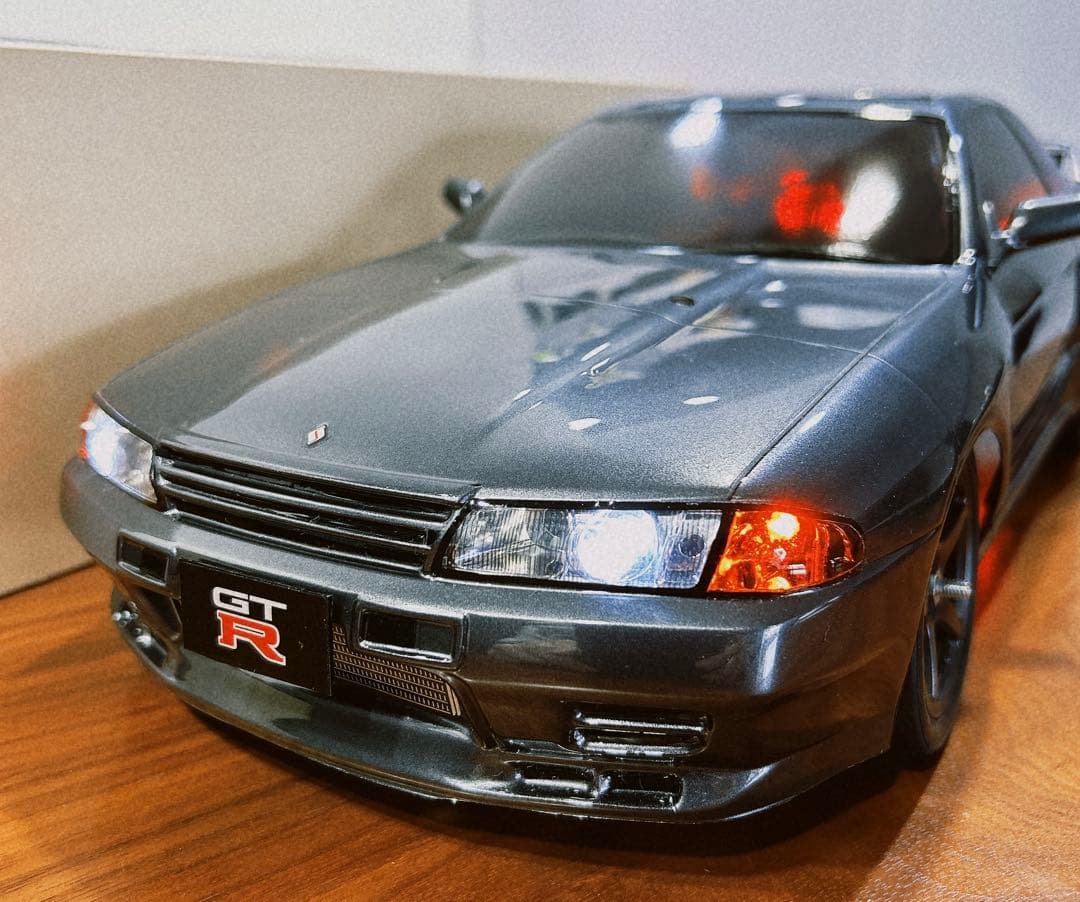 電飾付 タミヤ SP.1365 スカイライン GT-R R32 スペアボディ