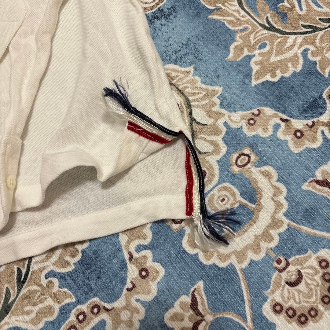 MONCLER長袖ポロシャツ トリコロールディテール