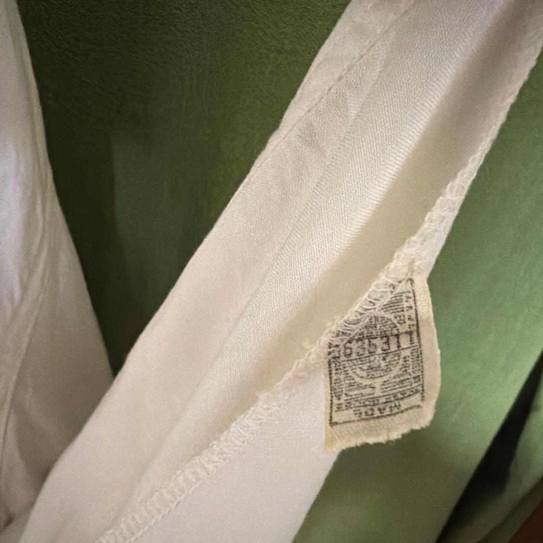 Nat Nast ホワイトレッド ボウリングシャツ