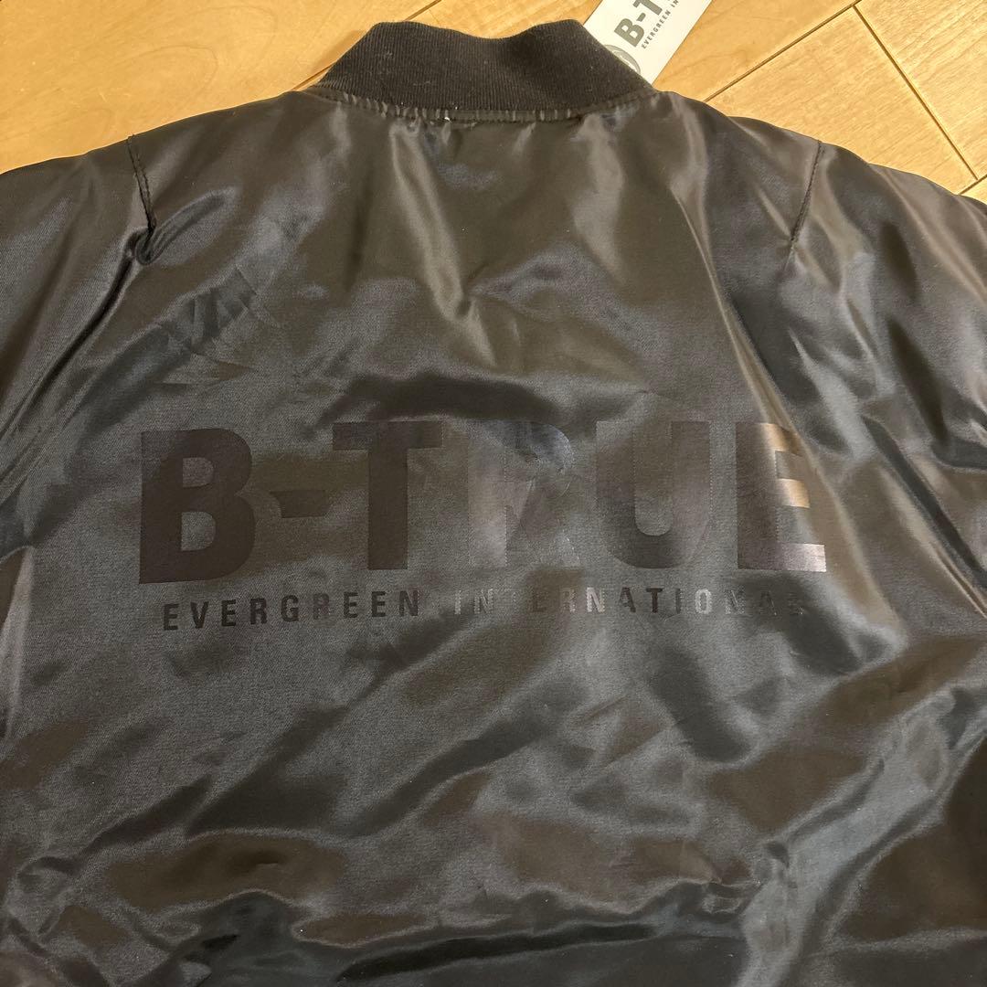 ☆新品☆エバーグリーン　B-TRUE　MA-1　ジャケット　ブラック
