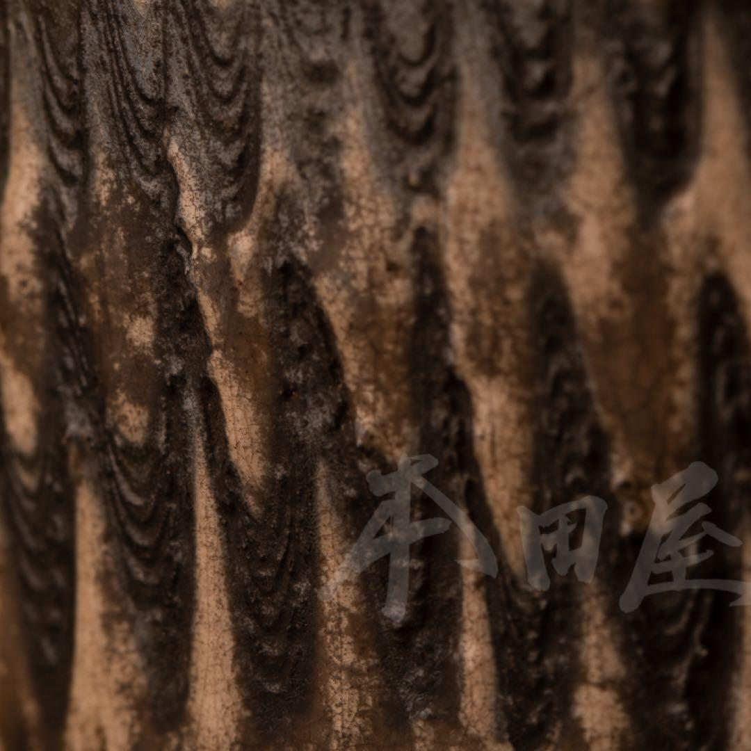 上野花入    上野壺  明治  骨董品