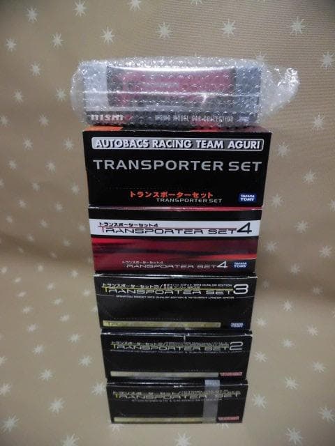 ちびっこチョロＱ トランスポーター トラック野郎 ニスモGT-R アドバン F1