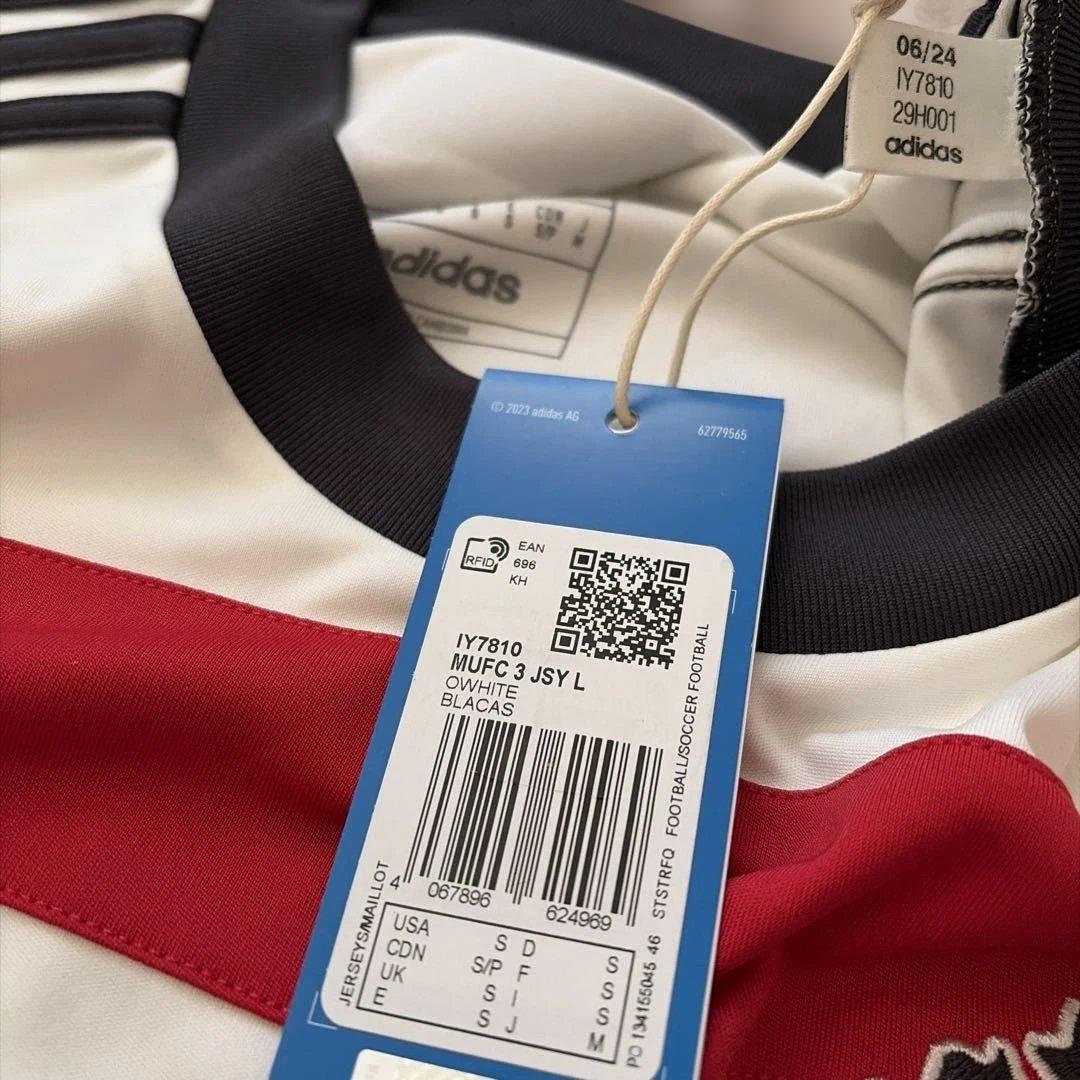 24/25マンチェスターユナイテッド　3rdユニフォーム　長袖インポートSサイズ